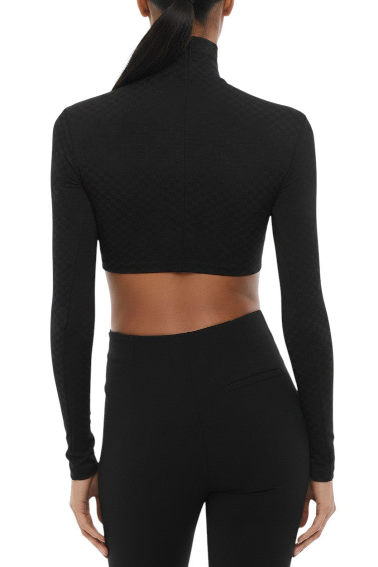 Black Turtle Neck Top 2