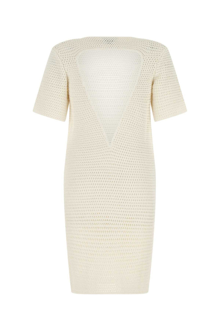 Ivory Crochet Dress 2