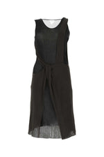 Black  Two-tone Cotton Dress 1
