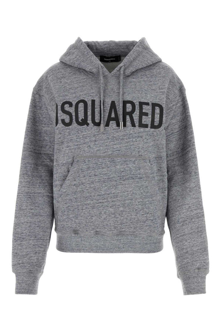 Melange Grey Cotton Sweatshirt 1