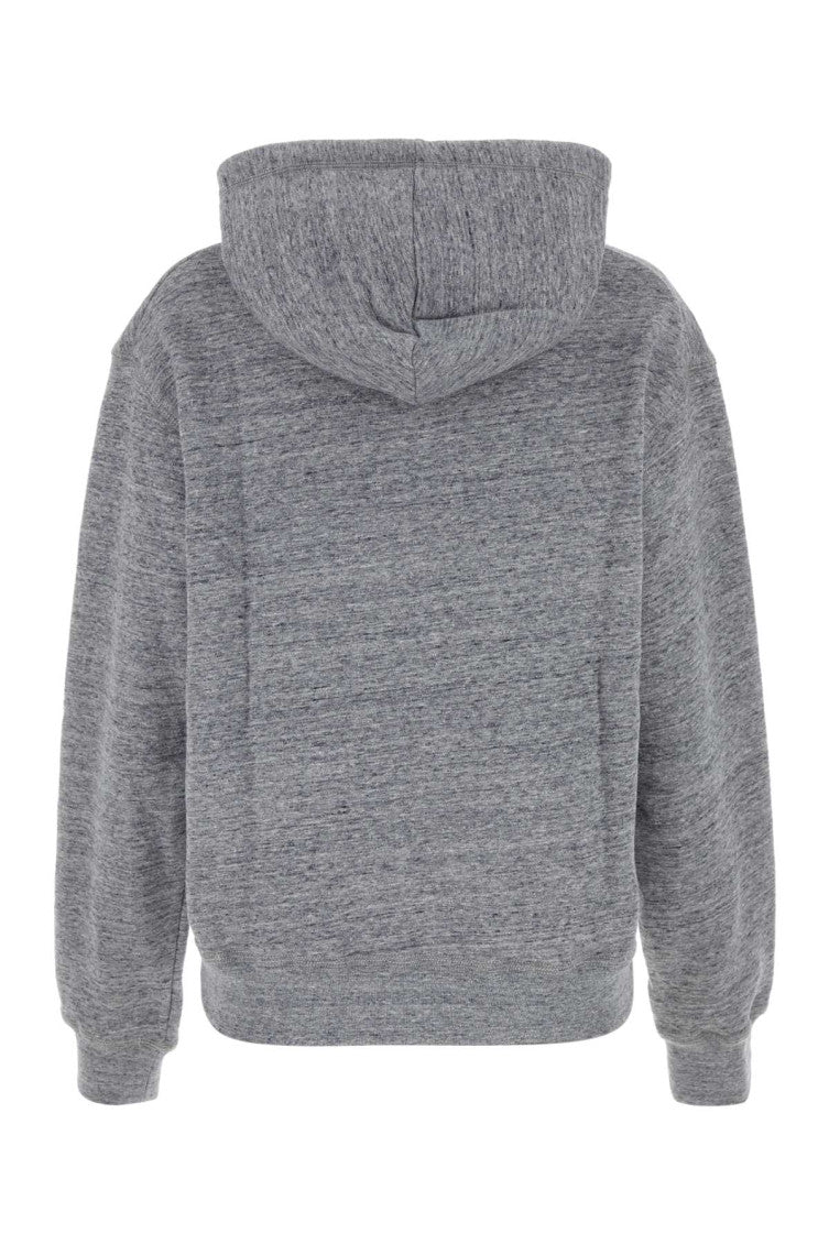 Melange Grey Cotton Sweatshirt 2