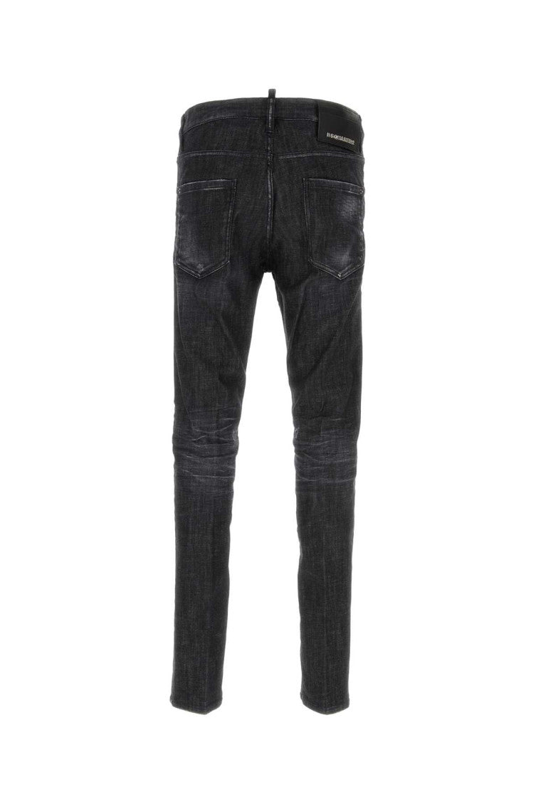 Black stretch denim Cool Guy jeans 2