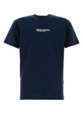 Navy blue cotton t-shirt 1