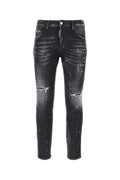 Embellished stretch denim Skater jeans 1