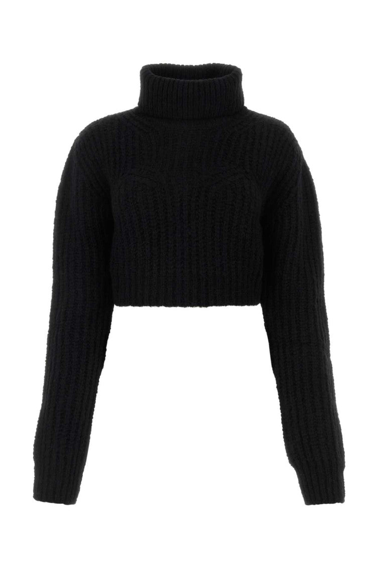Black wool blend sweater  1