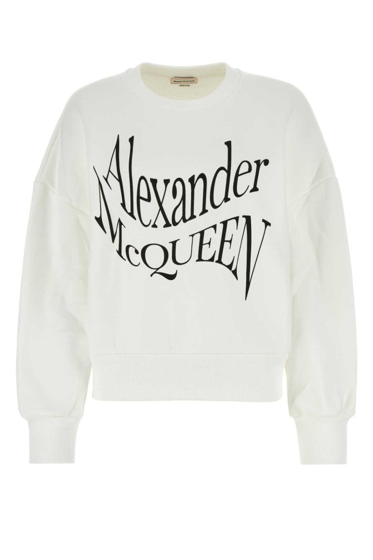 White cotton sweatshirt 1