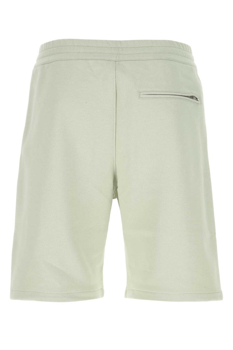 Pastel green cotton bermuda shorts 2