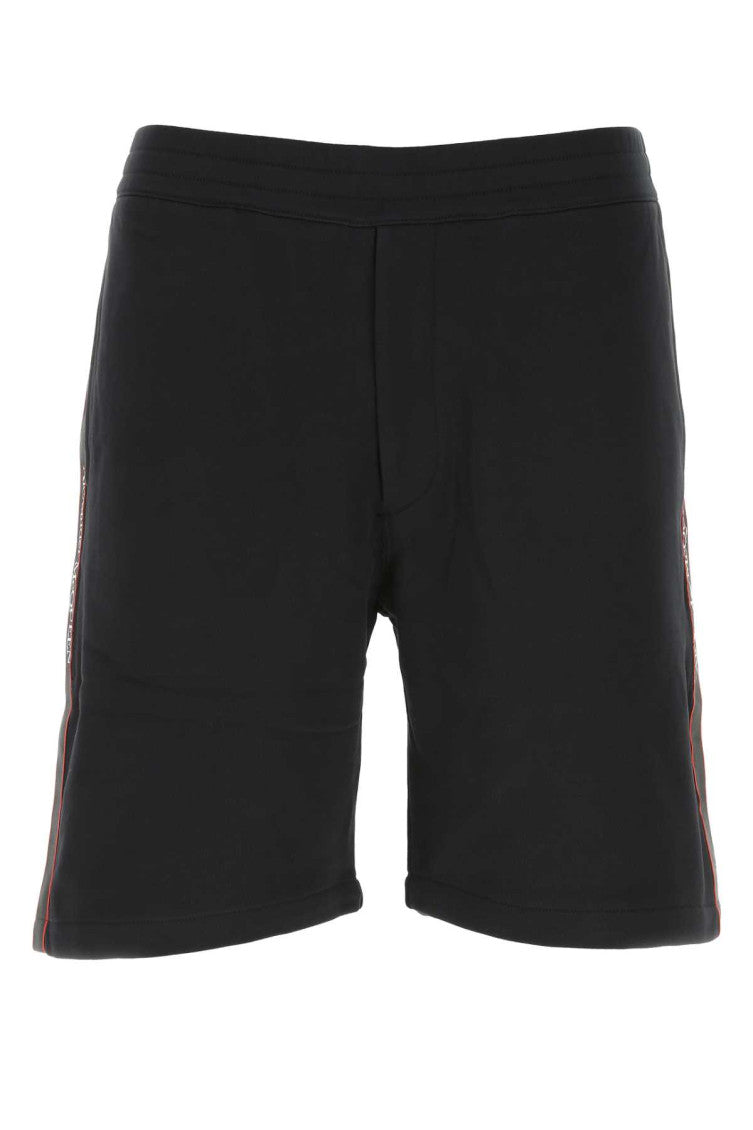 Black cotton bermuda shorts  1