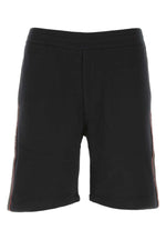 Black cotton bermuda shorts  1