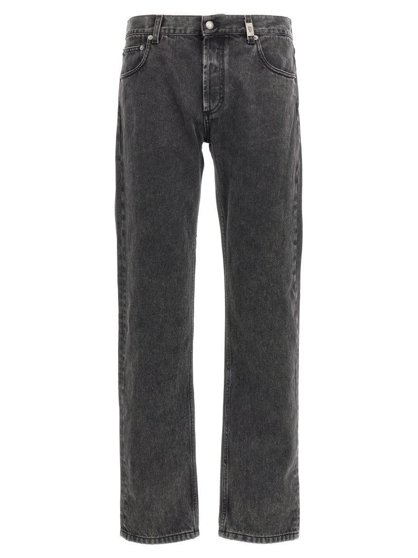 Black Metal plate jeans 1