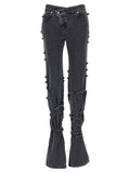 Black Jeans asymmetric closure 1