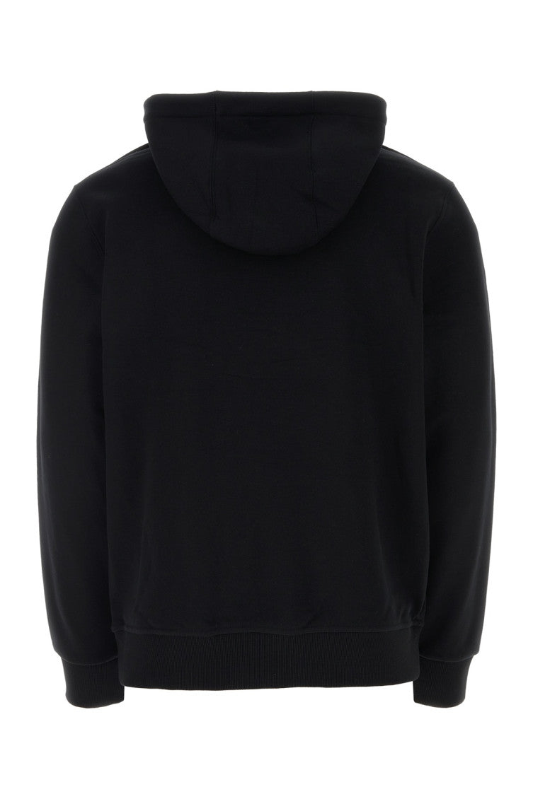 Black Embroidered Logo Hoodie 2