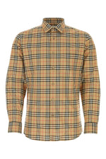 Beige Striped Printed Shirt 1