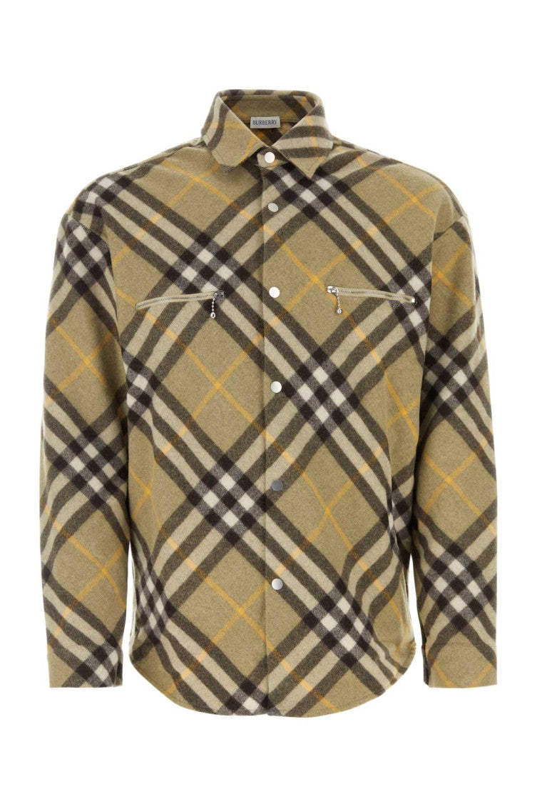 Beige Wool Shirt 1