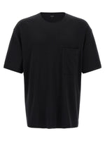 Black Cotton and silk t-shirt 1