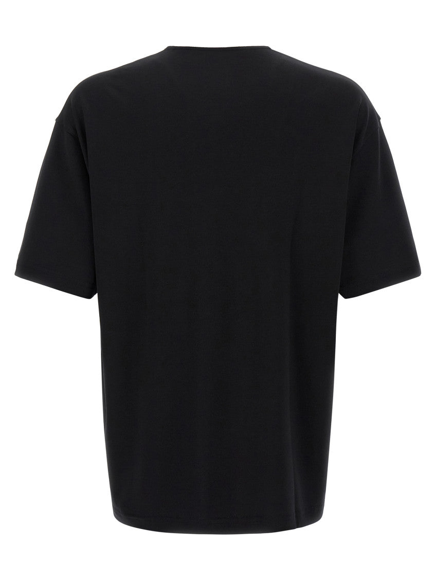 Black Cotton and silk t-shirt 2