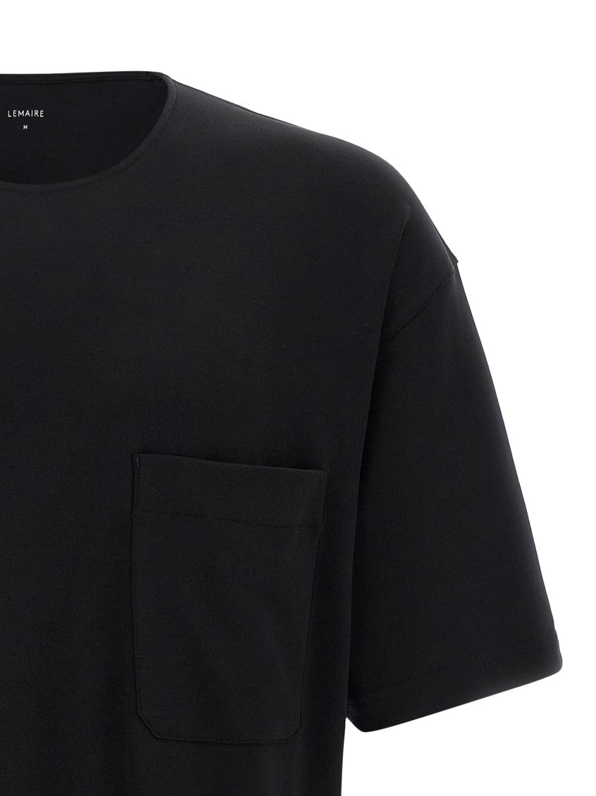Black Cotton and silk t-shirt 3