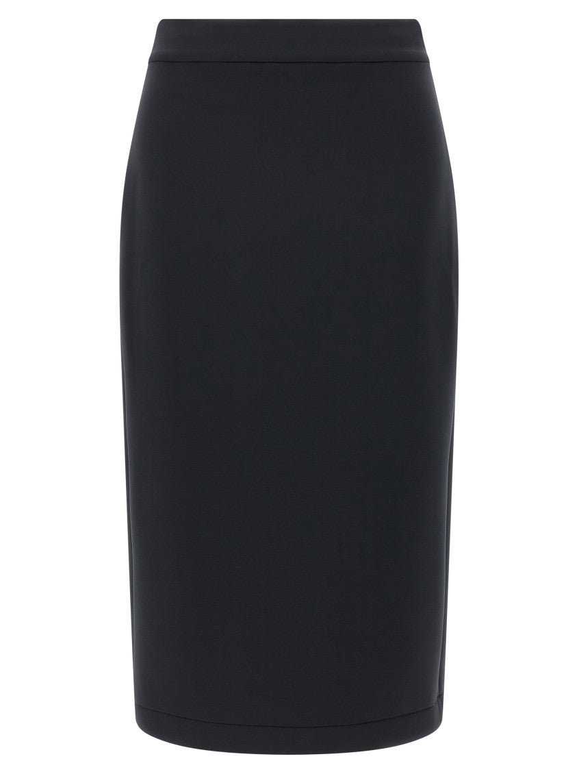 Black Midi Skirt 1