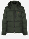 Olive Green Hooded Quilted Puffer Jacket 1
