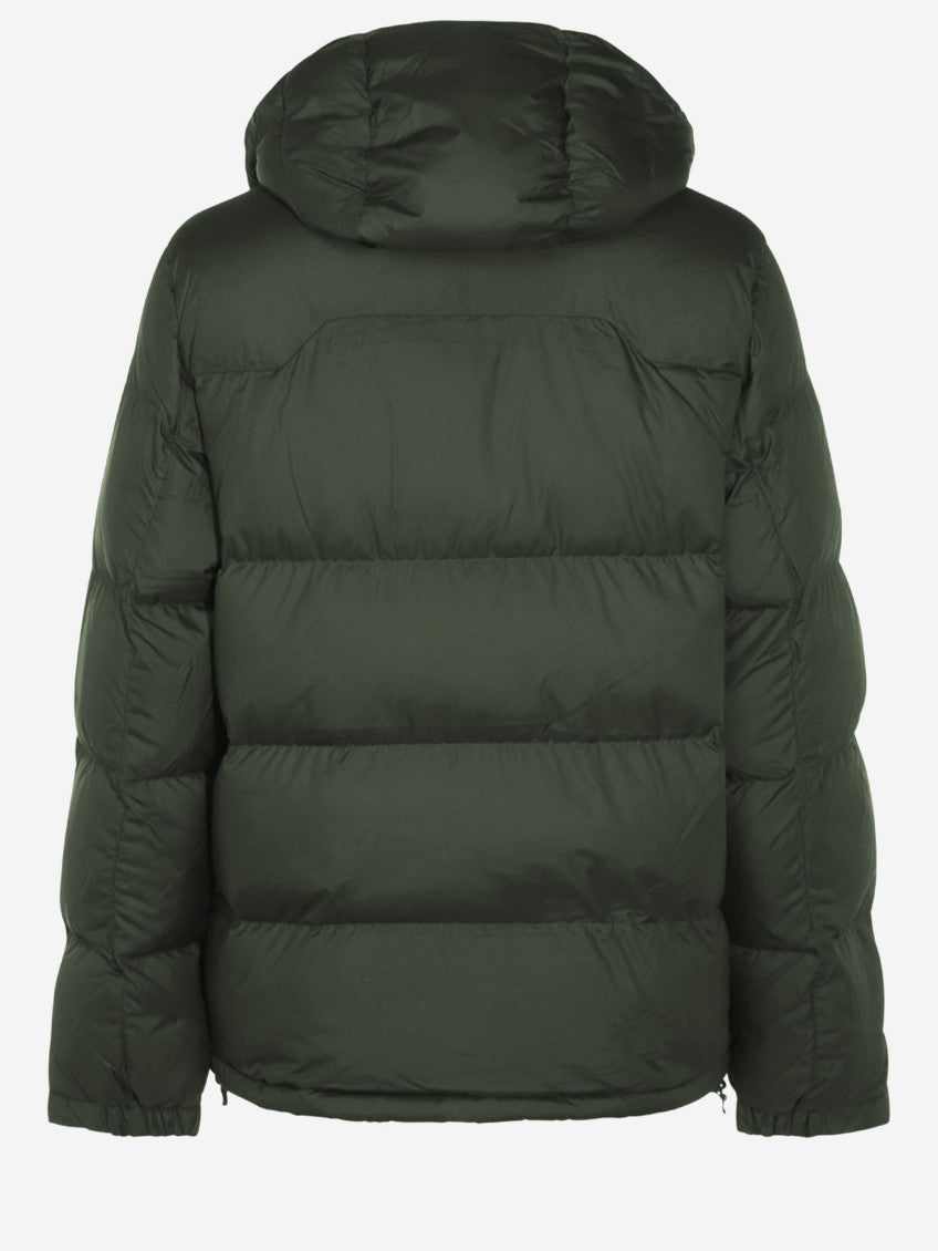 Olive Green Hooded Quilted Puffer Jacket 2