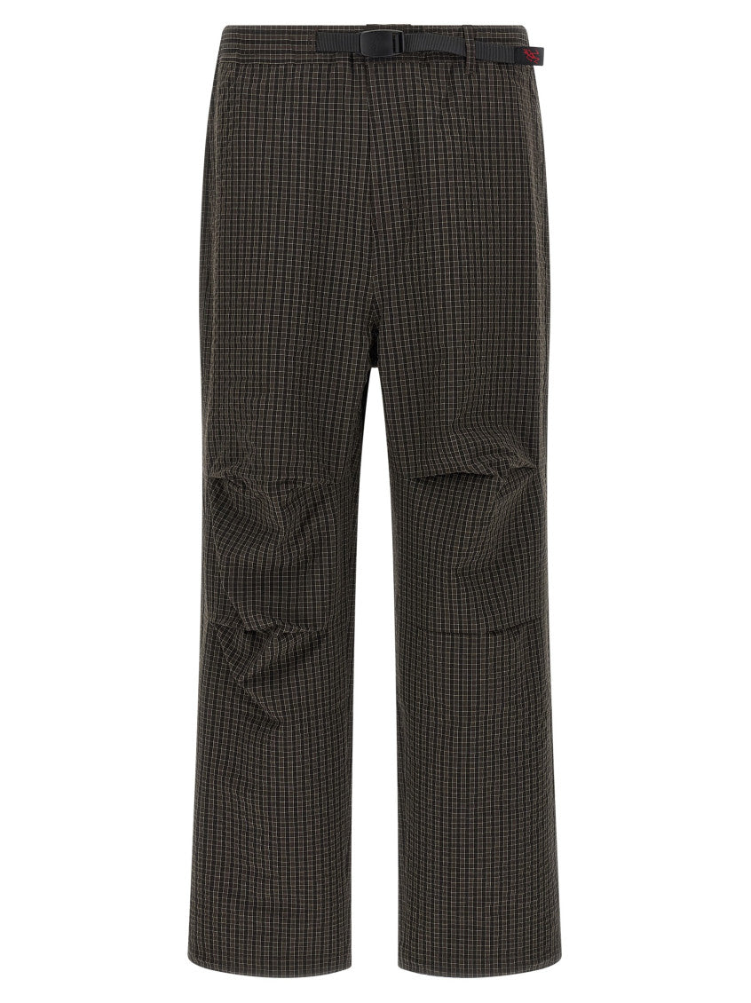 Brown 'Northside Plaid' pants 1