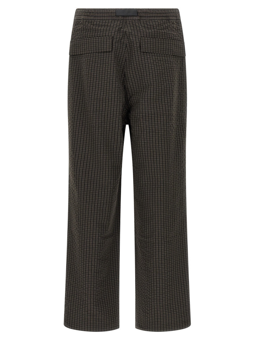 Brown 'Northside Plaid' pants 2