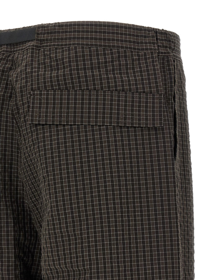 Brown 'Northside Plaid' pants 4
