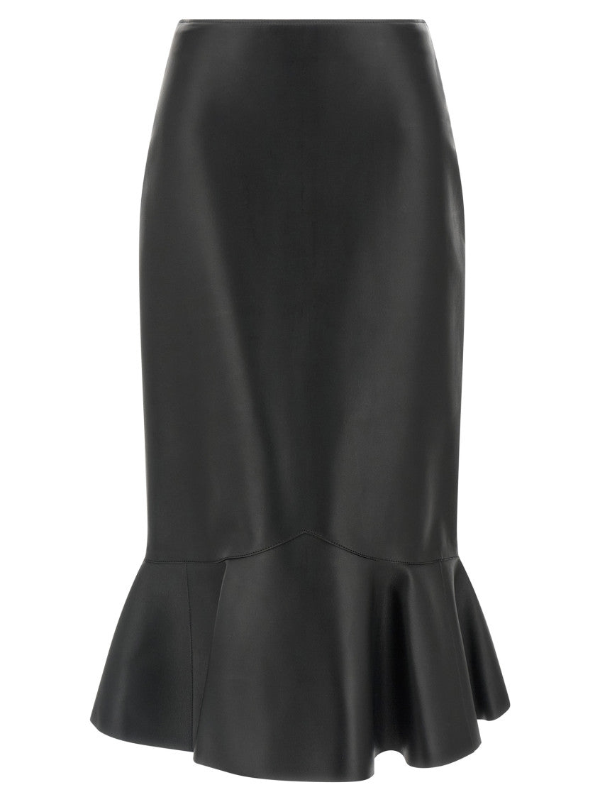 Black Nappa skirt 1