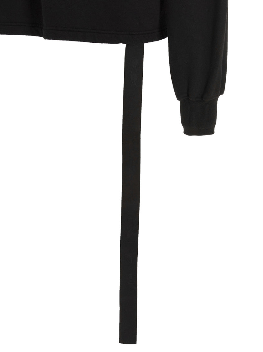 Black 'Oversized Hoodie' Sweatshirt 4