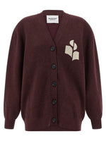 Maroon 'Norton' cardigan 1