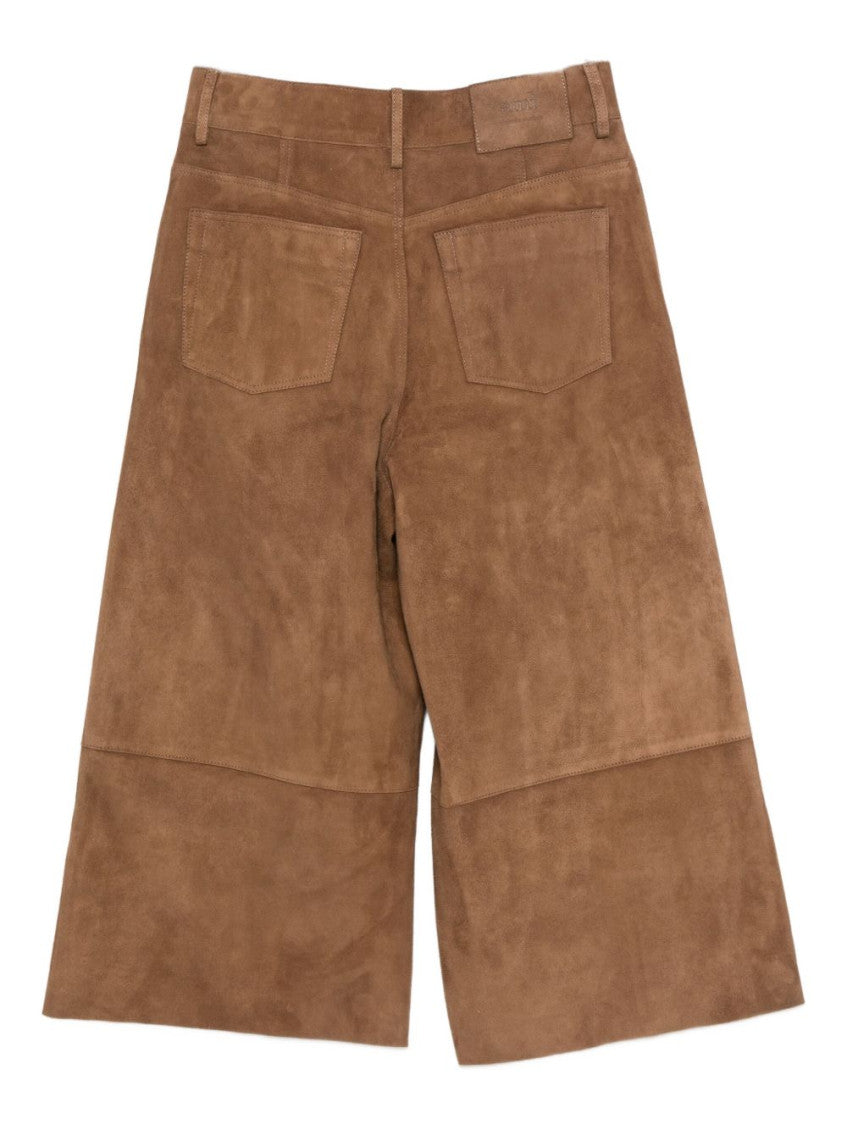Brown Suede Trousers 3