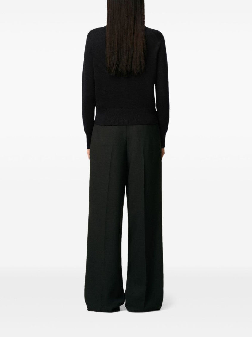 Black Wool Cardigan 5