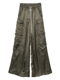Green Drawstring Trousers 1