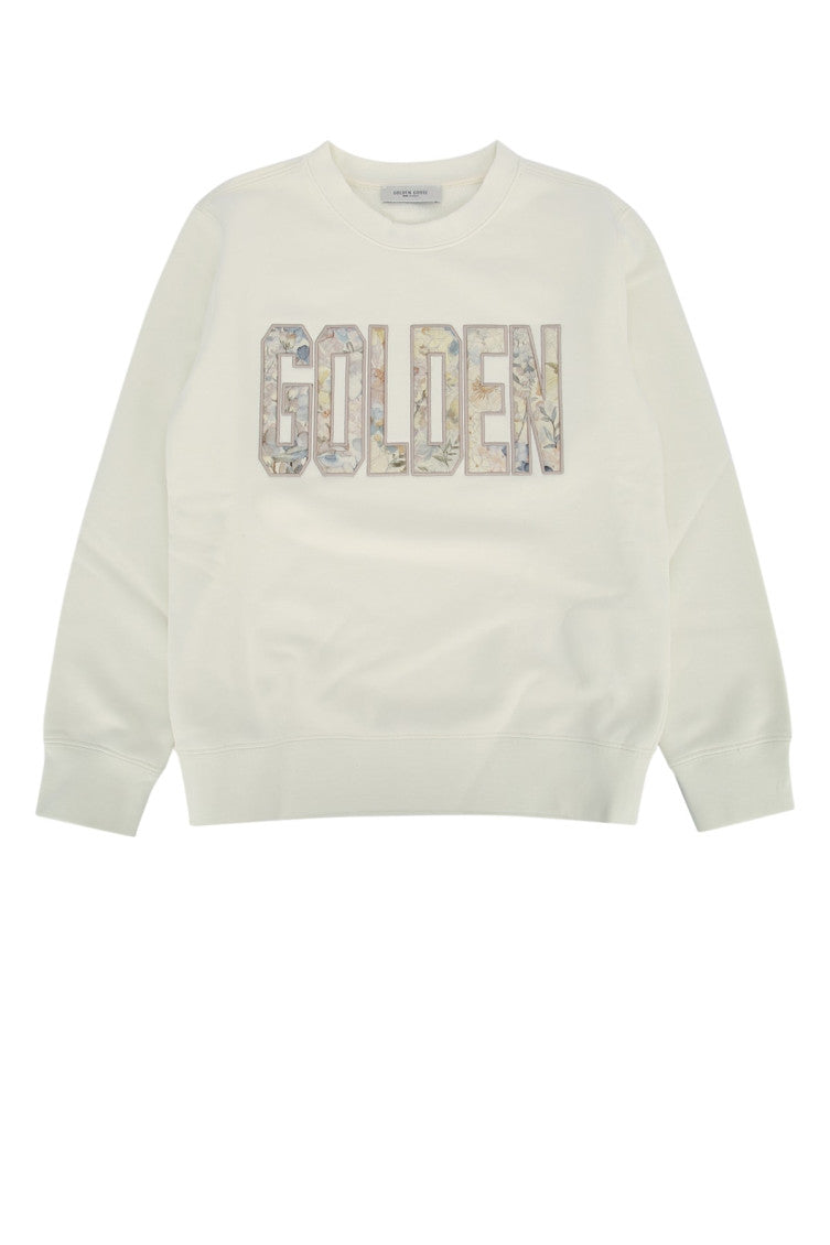 Girls White Logo Sweatshirt 1