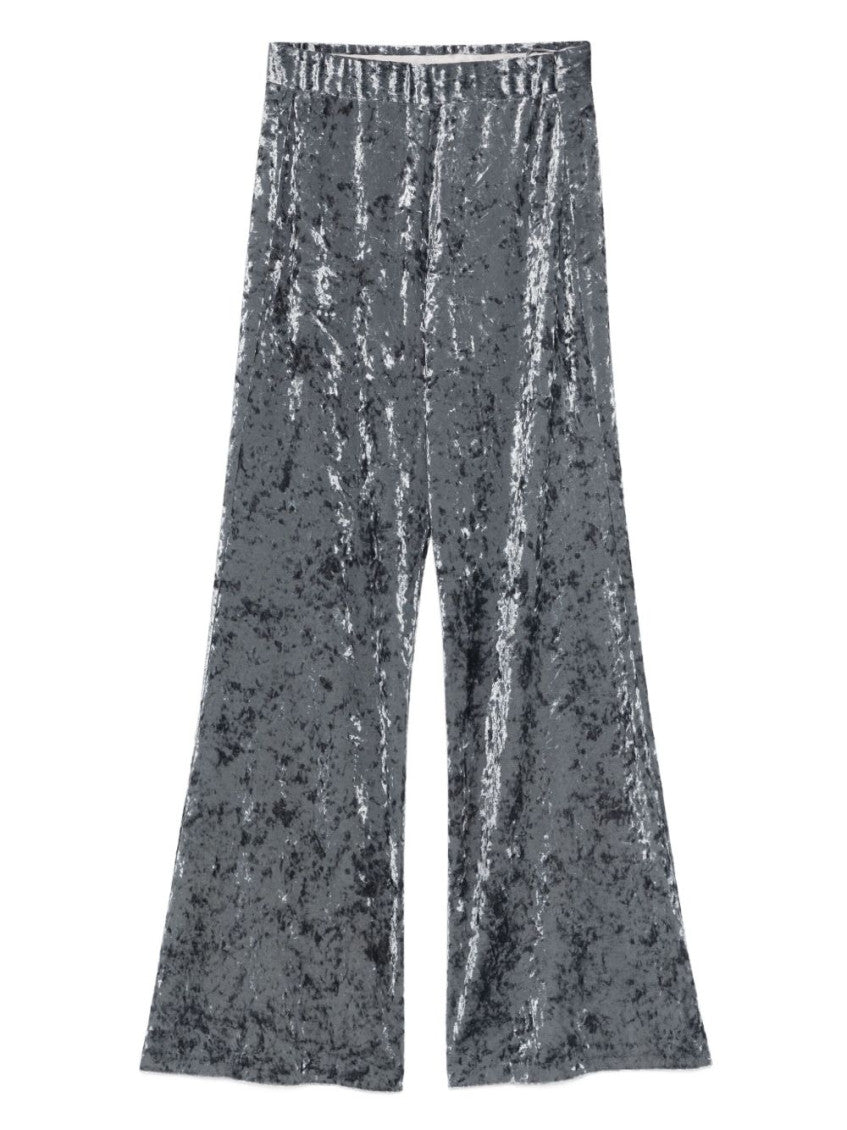 Grey Velvet Trousers 1
