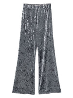Grey Velvet Trousers 1