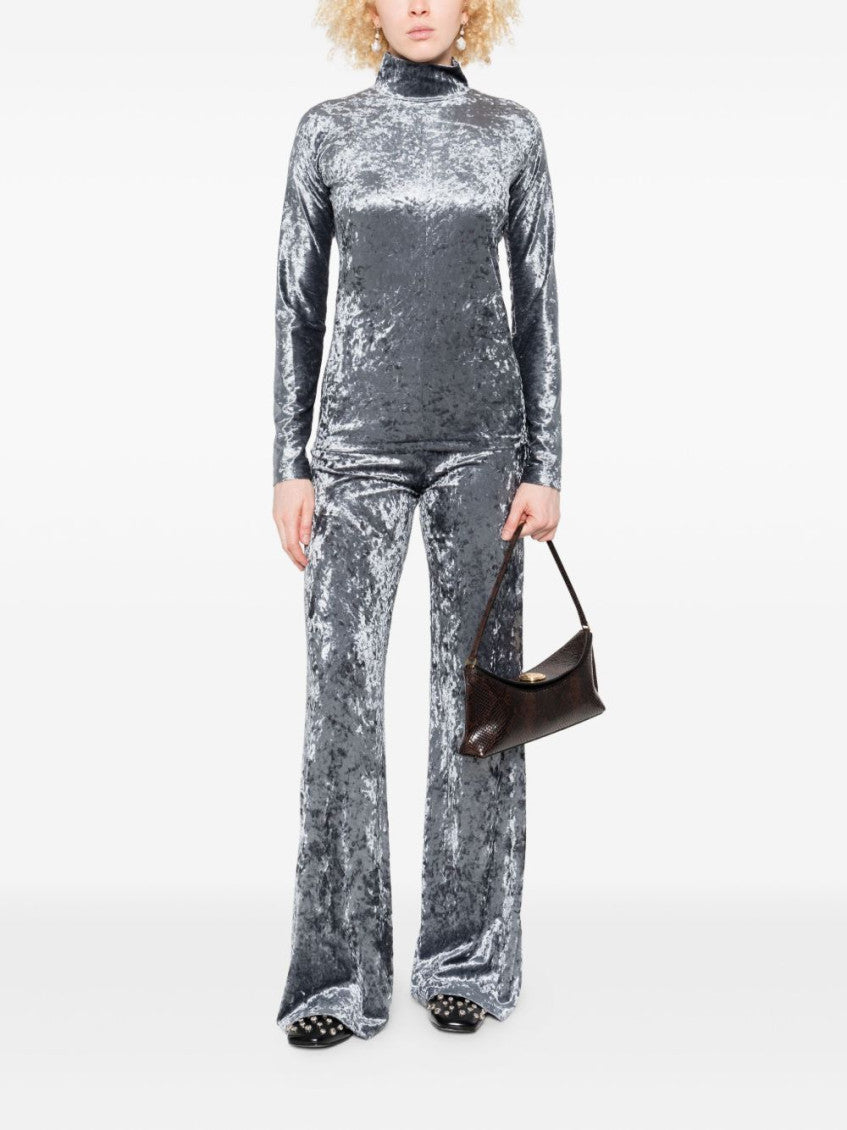 Grey Velvet Trousers 2