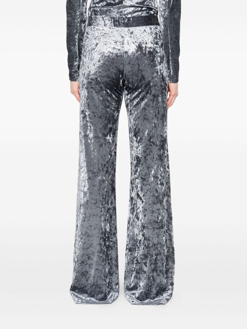 Grey Velvet Trousers 3