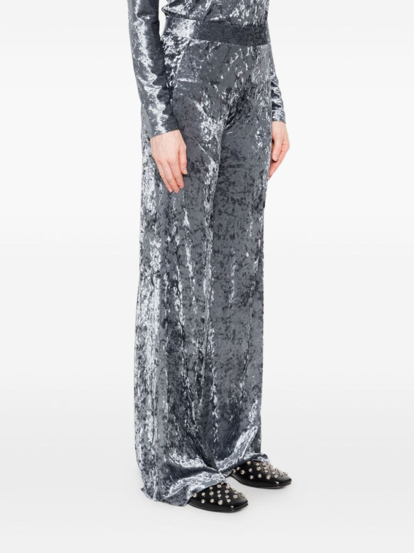 Grey Velvet Trousers 4