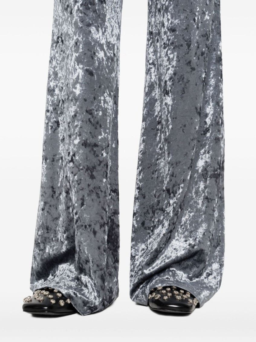 Grey Velvet Trousers 5