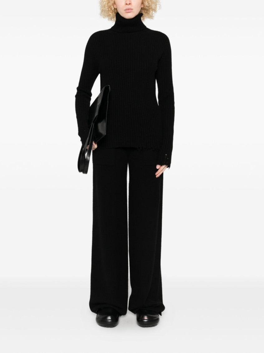Black Cashmere Trousers 2