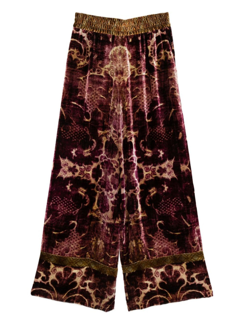 Purple Printed Trosuer 1