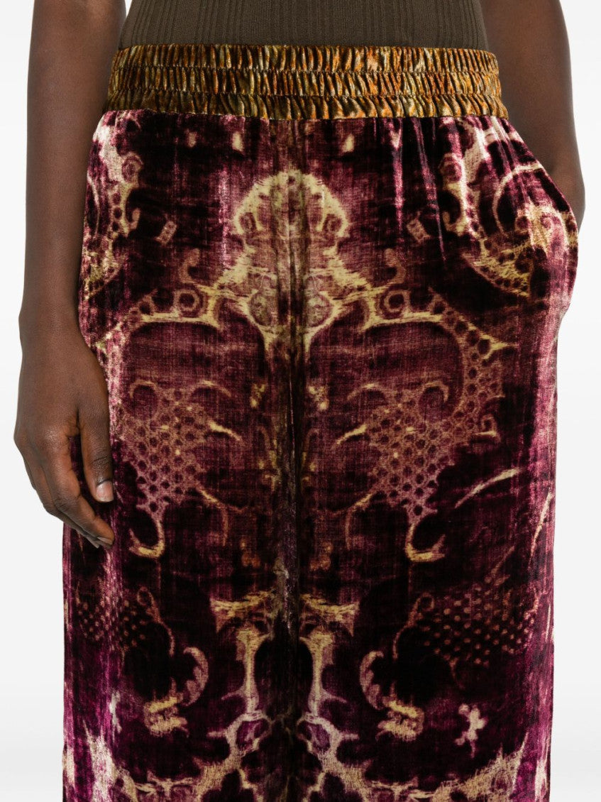 Purple Printed Trosuer 4