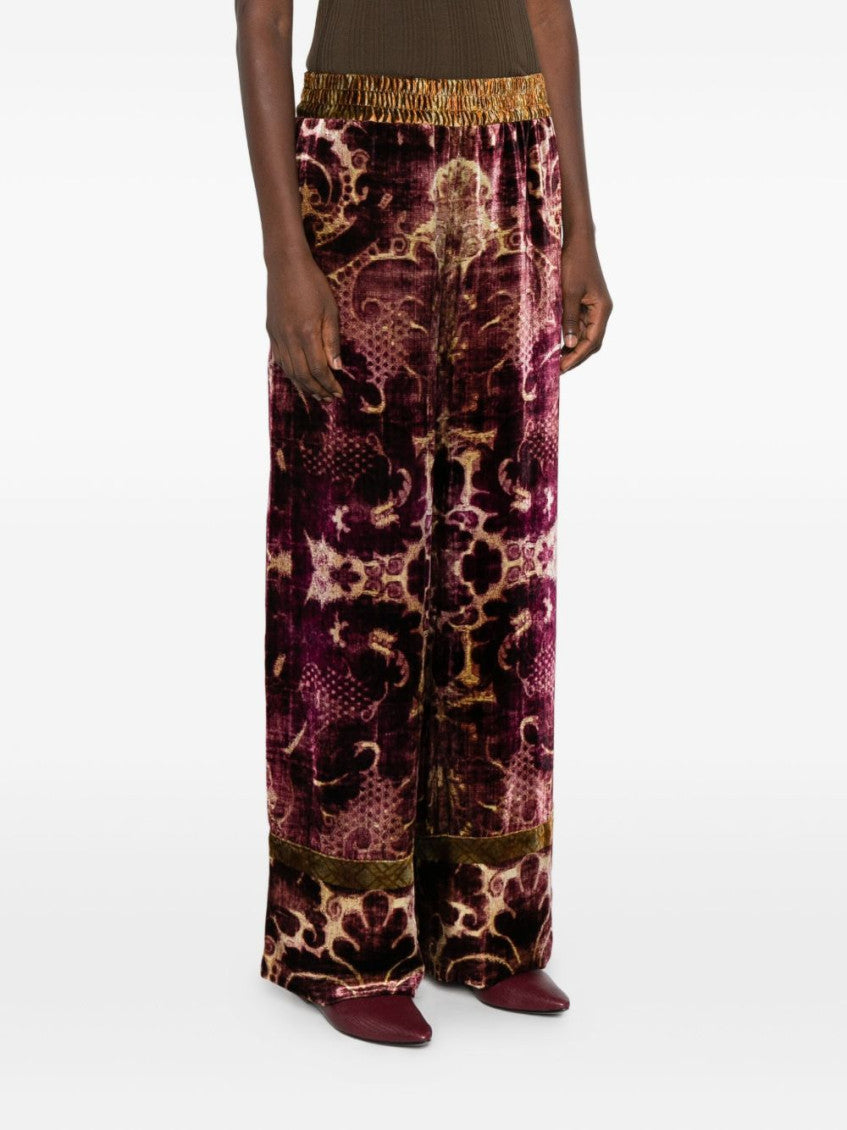 Purple Printed Trosuer 5