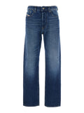 Blue Logo Jeans 1