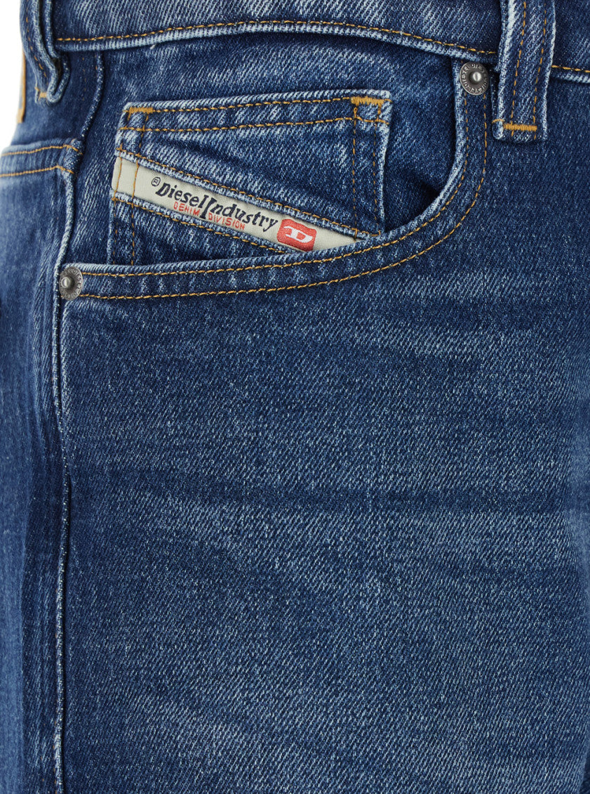 Blue Logo Jeans 3