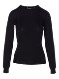 Black Crewneck Logo Sweater 1