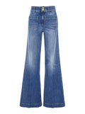 Blue Pull On Jeans 1