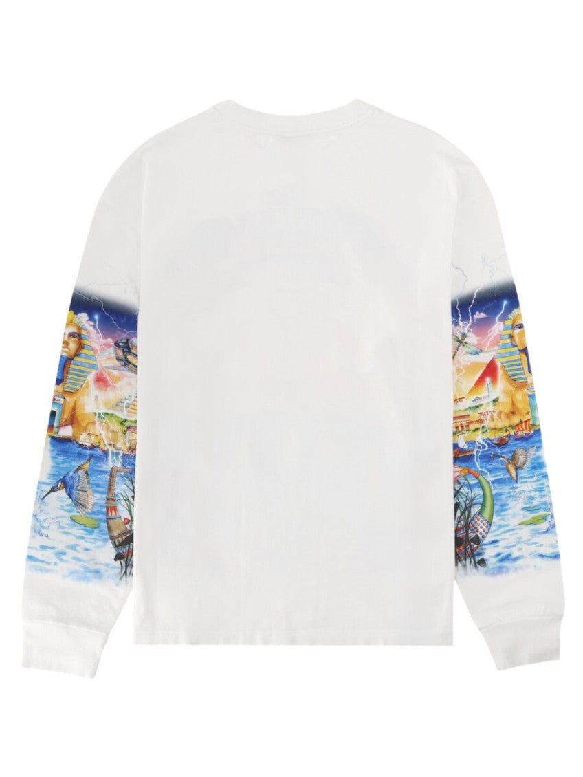 White Graphic Logo T-Shirt 2