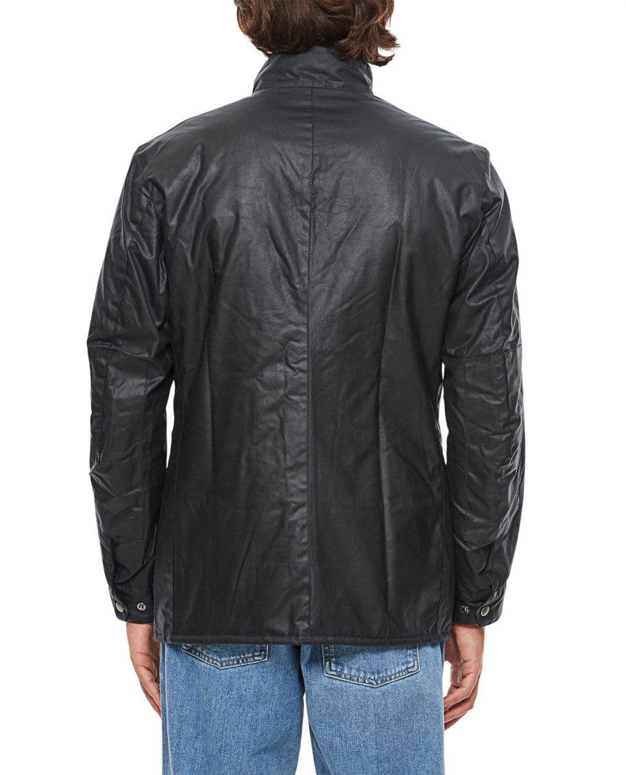 Dark Navy Waxed Jacket 2